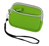 rooCASE Neoprene Sleeve (Neon Green) Carrying Case for Sony Cybershot DSC-W ....