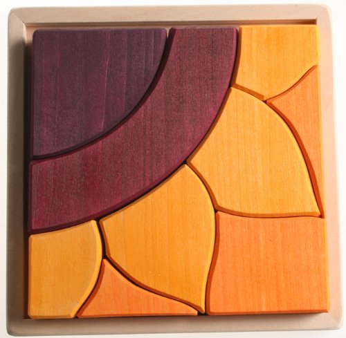 Handmade Wooden Sunflower Puzzle