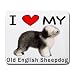 sheepdog8 - I Love My Old English Sheepdog Mouse Pad