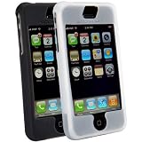 Scosche IPS2 Skin with Screen Protector 2 pack for iPhone 1G (Clear and Black)