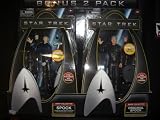 Star Trek Movie Playmates 2009 6" Action Figures-Spock and Original Spock-Warp CollectionIMAGE