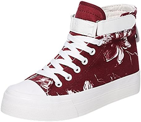 Agatha Garcia Women's Casual Lace-Up High-Top Creeper Sneaker Shoes