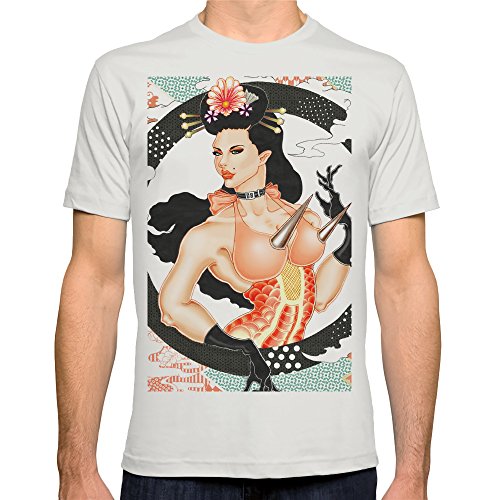 Society6 Men’s Muma jorou -succubus Joyou- T-Shirt 2X-Large Silver