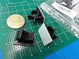 ＜ケーブルクランプ（シール固定）＞＜ケーブルクランプ　シール26×20mm　円の直径φ10mm以内　黒＞12個入＜yjp-0637＞