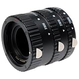 HD3 Macro Automatic Extension Tube Set (13mm, 21mm & 31mm) For Canon EOS Rebel T1i, T2i, XSi, XS, XTi, 40D, 50D, 7D, 5D MARK II Digital SLR Cameras + Complimentary Starter Accessory Kit
