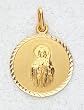 14 Kt Gold Religious Medals - St. Jude - In a Premium Black Box