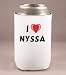Custom Beverage Can / Bottle Cover (Coolie) with I Love Nyssa Custom Beverage Can / Bottle Cover (Coolie) with I Love Nyssa