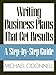 Writing Business Plans That Get Results