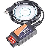 LYL Mini V1.5 USB OBD2 OBDII Scan Tool Auto Diagnostic Scanner Car Diagnostic Tool Auto Scan Check Engine Light & CAN-BUS