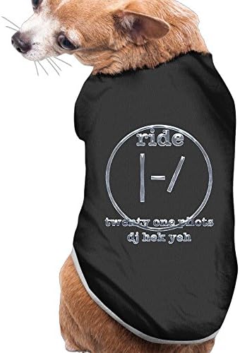 HYRONE Funny Pet Apparel Ride 21 Size L Black