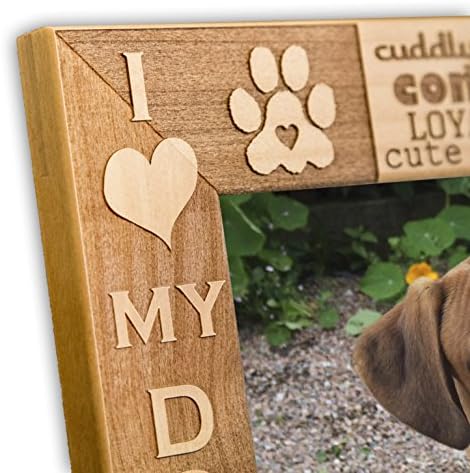 I Love My Dog 4 X 6 Picture Frame