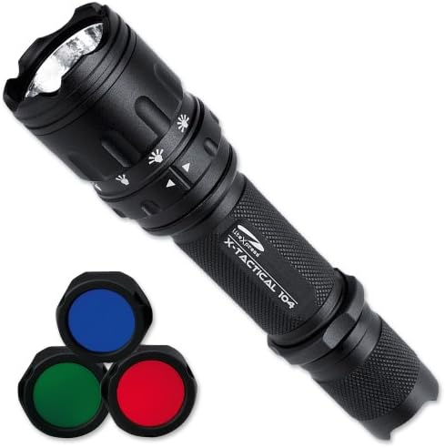 Litexpress Lxl447001b Led Aluminium Flashlight X-tactical 104 2x Cr123a 190 Lumens (Ansi) - Gift-box