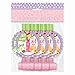 Pink Safari First Birthday Party Blowers, 8ct