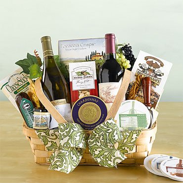 Harvest Wine Tasting Gift Basket