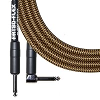 Spectraflex Fatso Flex Right Angle Instrument Cable, 10 Foot, Tweed