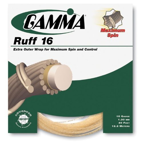Gamma Ruff 16G Tennis String Natural Gamma Ruff 16G Tennis String Natural