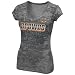 NFL Cleveland Browns Pride Playing Short Sleeve Deep V-Neck Tri-Blnd Tee, Tri Gray Heather, Small