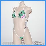 Slingshot Thong Bikini (Tropical Floral) C/D Cup