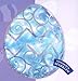 Northlight Lighted Blue Easter Egg Window Silhouette Decoration, 12