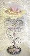 Victorian Lady Hat with Feathers Jewelry Holder Purple