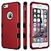 iPhone 6 Plus Case, iPhone 6S Plus Case, ULAK Heavy Duty Shockproof Case with Hybrid 3in1 Cover Soft silicone + Hard PC for Apple iPhone 6/9s plus (5.5