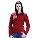Ireland's Eye 100% Irish Merino Wool Ladies Aran Sweater with Lambay Stitching