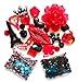 LOVEKITTY - DIY 3D Rhinestones Sexy Red Lips Bling Bling Flat back Kawaii Cabochons Deco Kit / Set