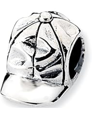 Reflection Beads Silver Baseball Cap Sports Bead