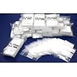 2000 Zipper Block Bag Resealable Plastic Baggies 2" x 3"
