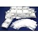 2000 Zipper Block Bag Resealable Plastic Baggies 2" x 3"