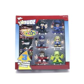 Teck Deck Dude Evolution 6 Figures + 3 Foil Packs of Trading Cards! by Tech Deck