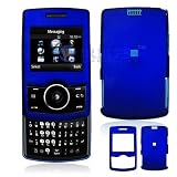 Dark Blue Rubber Feel Snap-On Cover Hard Case Cell Phone Protector for Samsung Propel A767
