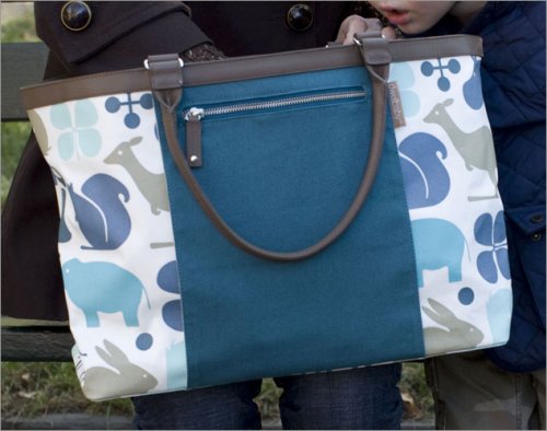 Gio Aqua Diaper Tote