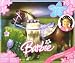 Barbie Forever Barbie Welt J0535-0 - Pferd in Dunkelbraun mir lila Sattel