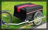 Aosom Bicycle Bike Cargo Trailer-red and Black