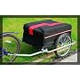 Aosom Bicycle Bike Cargo Trailer-red and Black