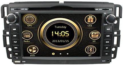 lsqSTAR 7 Inch In dash Car Srereo FM/AM Radio Stereo Touch Screen DVD Player GPS Navigation System for Buick 2008-09 Enclave & 2008-09 Lucerne/GMC 2007-10 Yukon Denali & Acadia(2007-11) & 2008-10 Sierra/Chevy 2007-10 Silverado & 2007-10 Tahoe & 2007-10 Suburban & 2007-10 Avalanche & 2006-09 Impala & 2006-07 Monte Carlo & 2007-08 Aveo & 2008 Express/Saturn 2007-09 Outlook & 2008-09 Vue