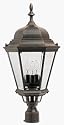 Decorative Lighting 1007RP Westlake Cast 3-Light Outdoor Pole - Post Lantern - Rust Patina