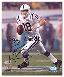 Peyton Manning Indianapolis Colts - Super Bowl XLI - Autographed 8x10 Photograph with Happy Birthday Inscription