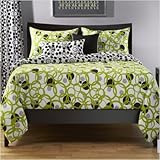 IMAGE OF Full Circle Green Duvet Set Size: Twin