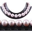 Single Strand 18 Inch 14MM Pink Shell Pearl Necklace