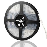 300 SMD LED Ribbon Strip Rope Tube Light 16.4FT Flexible Warm White For Indoor Stair Stepway TV Wall
