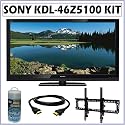 Sony Bravia® Z Series KDL-46Z5100 46-inch 1080P LCD HDTV + Wall Mount Accessory Kit