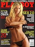Playboy Magazine (Contents Image) September 2007 Christa Campbell, Clive Owen, Jaime Pressly, Rubber, Muscle Cars (Volume 54 Number 9)