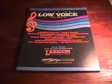 Solos for Low Voice Volume 4 (SB-1007)