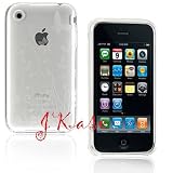 JKase®  Flora Crystal Clear Soft Silicone Protective Case for Apple iPhone 3G / 3GS – Clear