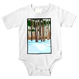 Onesie with nature, season, woods