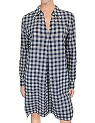 Cotton/Polyester  Pleated Elbow Length Sleeves Checkered Print  Shirt Jumpsuit  With a Bow(s)