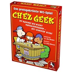 Pegasus Spiele 17300G - Chez Geek: Das WG-Kartenspiel