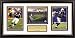 Peyton Manning and Marvin Harrison Indianapolis Colts Framed Tri Photo Collage